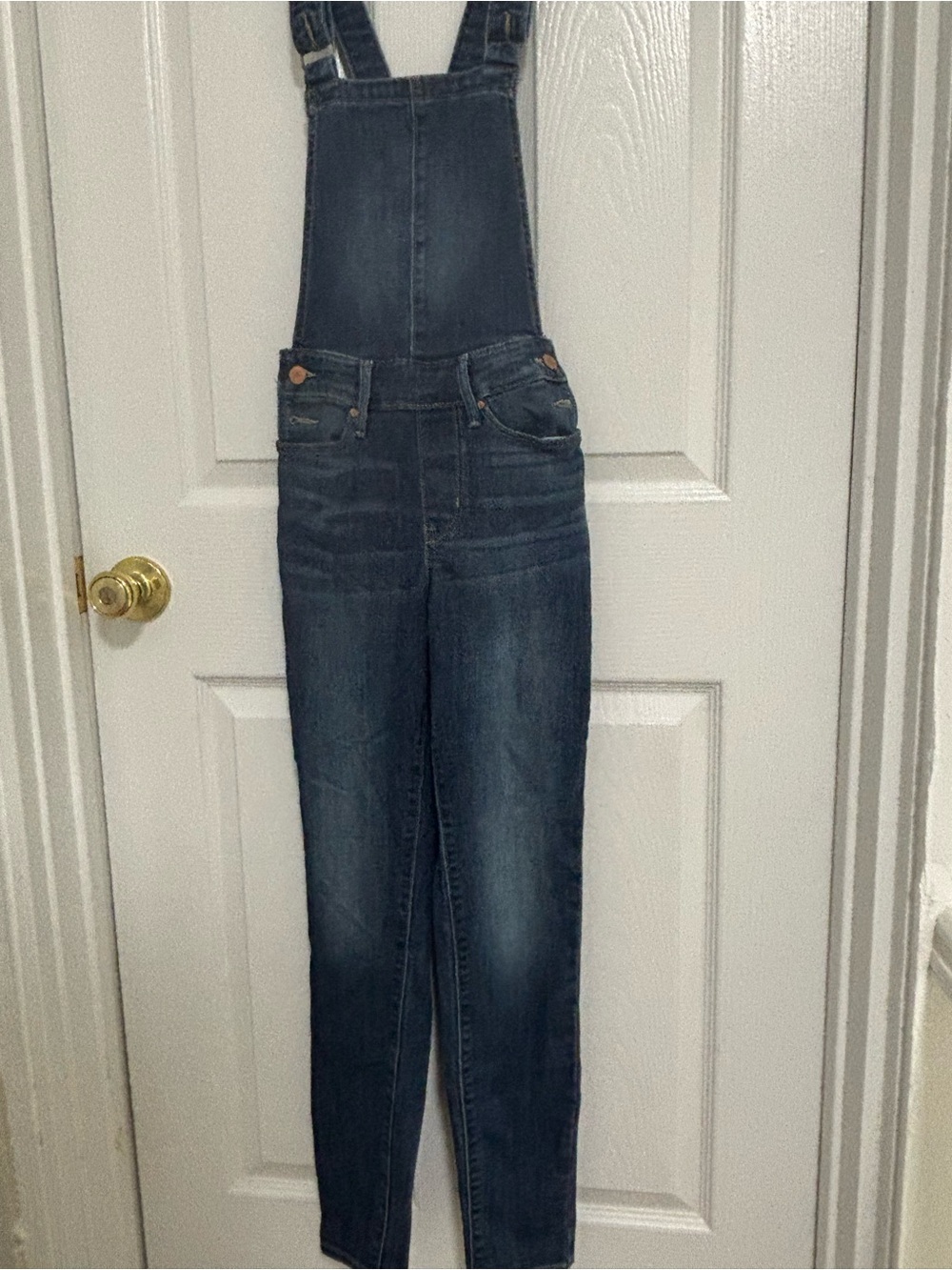 Signature by Levi Strauss Dark Blue Denim Overalls